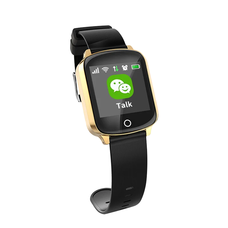 IP68 Waterproof Elderly GPS WIFI Tracker Android Heart Rate blood pressure Safety Anti-Lost Fall-Down Alarm Locator Smart Watch gps location tracker