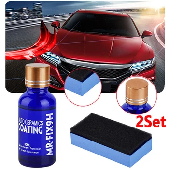 

9H Hardness Wax Ceramic Car Polish Coating Crystals Paint Set Super Auto