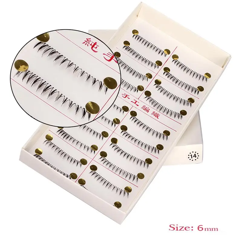 

10 Pairs/Lot Handmade False Eyelashes Lower Eye Lashes Natural Fake False Eyelash TW14