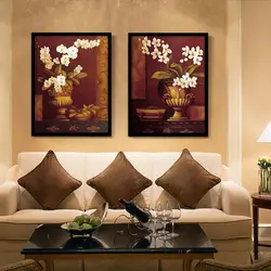 Gohipang классический стиль книги по искусству стены картины с цветами Декор холст плакат для гостиная декорация на стену в спальню домашний