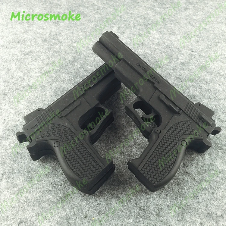 

Gun Shape Silicone Jar 30ml Dab wax container Non-Stick Vaporizer Silicon Dab Wax Container Black color 2pcs/lot Free Shipping