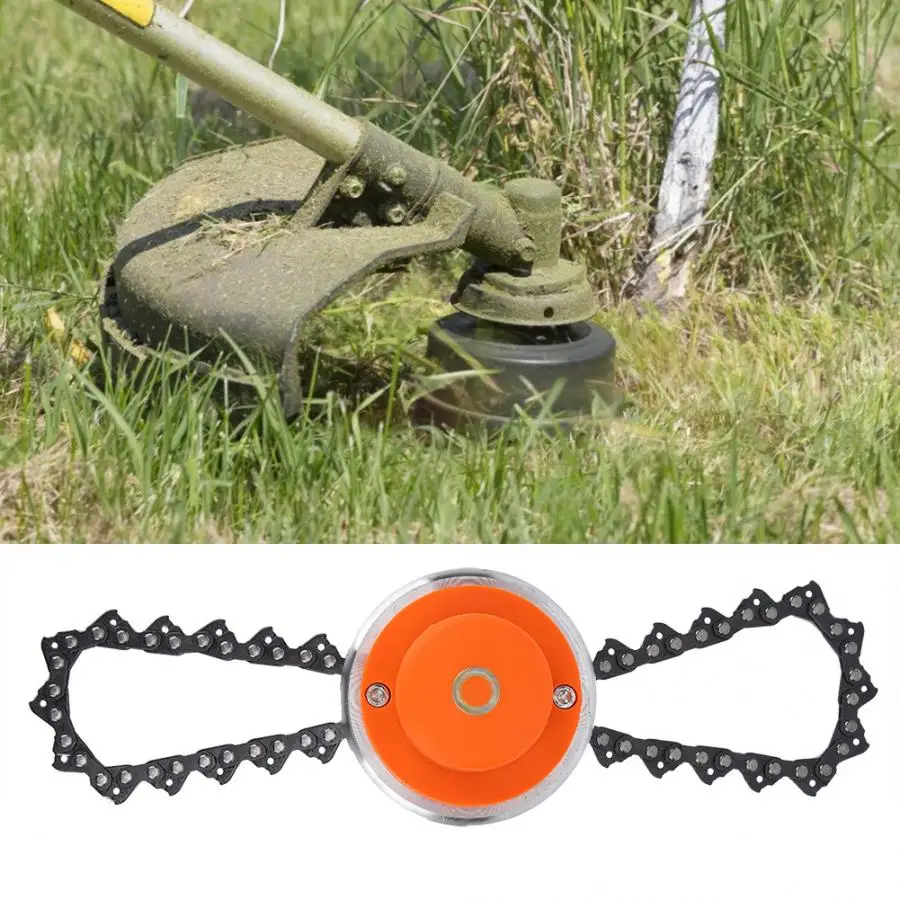 Lawn Mower Chain Grass Trimmer Head Chain Brushcutter for Garden Grass Cutter Tools Spare Parts for Trimmer Garden Tools