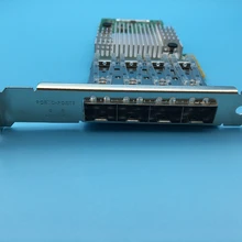 Новая сетевая карта I350-4SFP PCI-E x4 I350-F4 гигабитный четырехпортовый Серверный Сетевой адаптер SFP