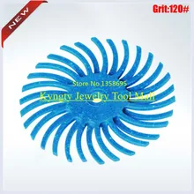 Ювелирные инструменты, poliahing щетка для стоматологические материалы украшения щетки 3 м радиальные с щетиной(Стоматологическая полировальная щетка синий Цвет коробка Зернистость: 120#, " в диаметре, 100 шт./b