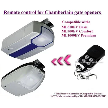

5pieces The remote control replace for Chamberlain ML510EV Basic, ML700EV Comfort openers beautiful