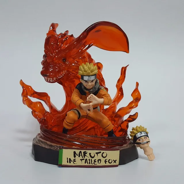 Naruto Nine Tailed Fox Ver. Action Figure 180mm Naruto Shippuden Kurama Ver. Uzumaki Naruto Doll