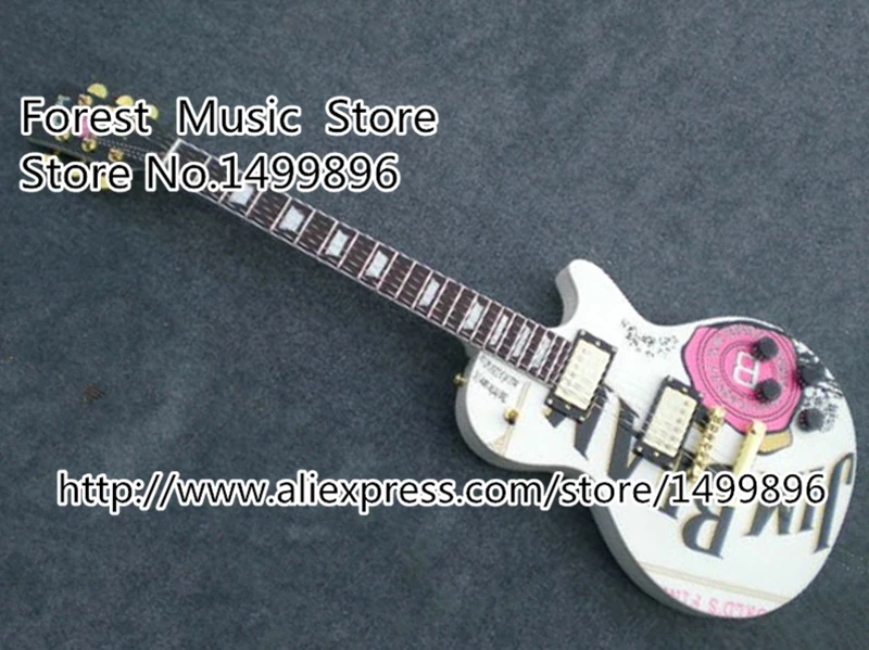 

China Custom Shop DIY White Top 22 Frets Suneye LP Standard Electric Guitar As Picture For Sale