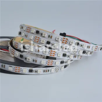 

5M 48LEDs/m WHITE 48LEDs/m BLACK 5050 RGB Full color WS2811 Dream color IP20 LED Strip Light DC12V