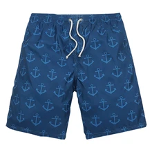 Полиэстер купальник для мужчин доска боксер купальники для мужчин бренд синий цвет мужские Бермуды мужские шорты