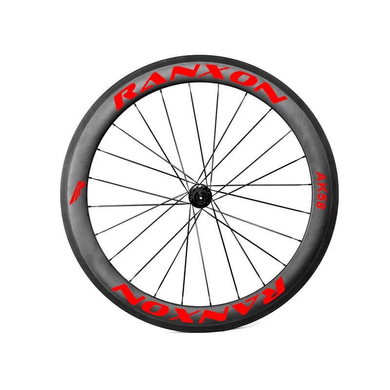 Sale Ranxon UCI Approved Racing team choose Bicycle wheelset Road Bike J-bend Hub 60mm Depth Profile Clincher Carbon wheels 5