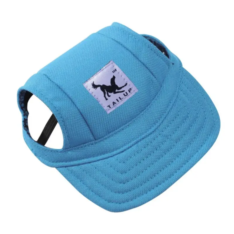 Хот-дог шляпа с отверстиями для ушей летняя парусиновая бейсболка для маленьких собак аксессуары для улицы походные товары для животных