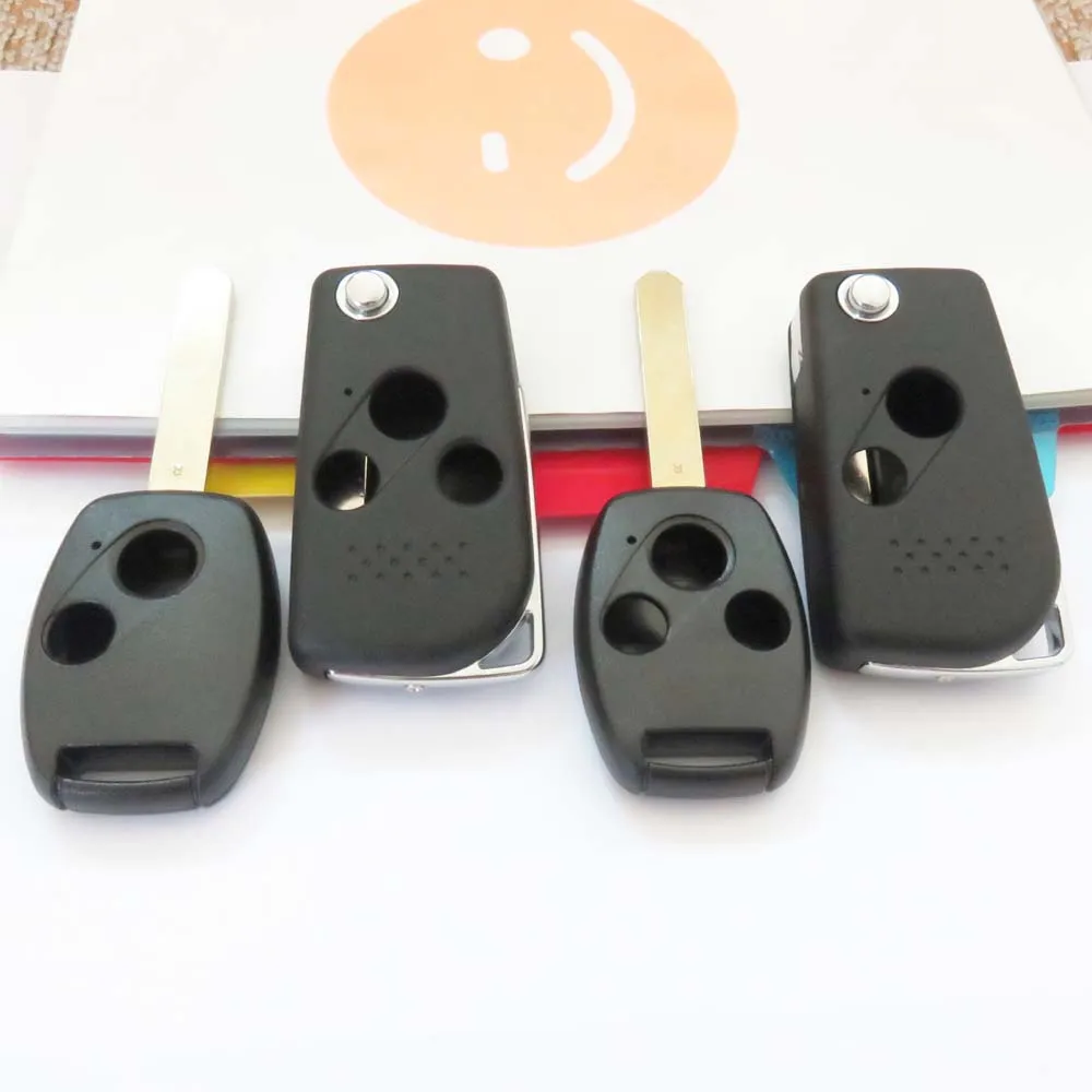 

1pcs Car Key New modified folding flip key shell with logo For Honda 7/8 seven / eight generation accord Odyssey CRV fit City
