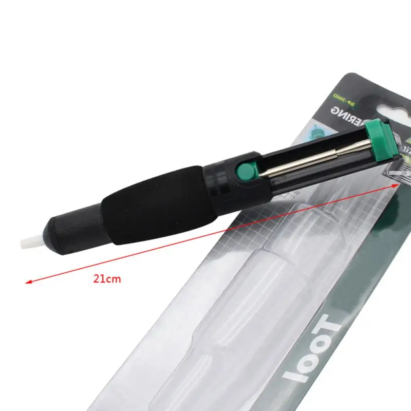 

2018 New 210mm Vacuum Pump Desolder Welding Dissolve Tin Sucker Home Pen Tools Anti-Static Tools 35HG 6.12