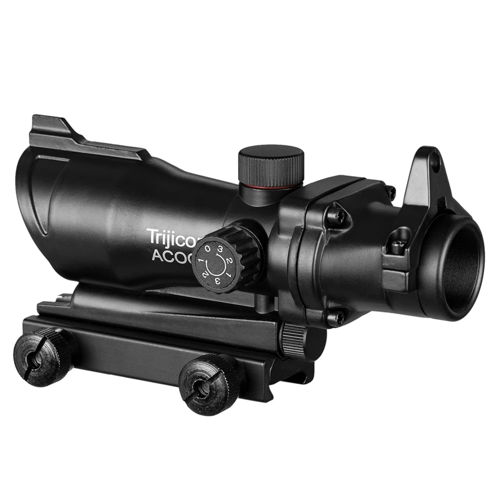 ACOG 1X32 Красный Зеленый Крест прицел оптическая винтовка прицелы охотничьи с 20 мм