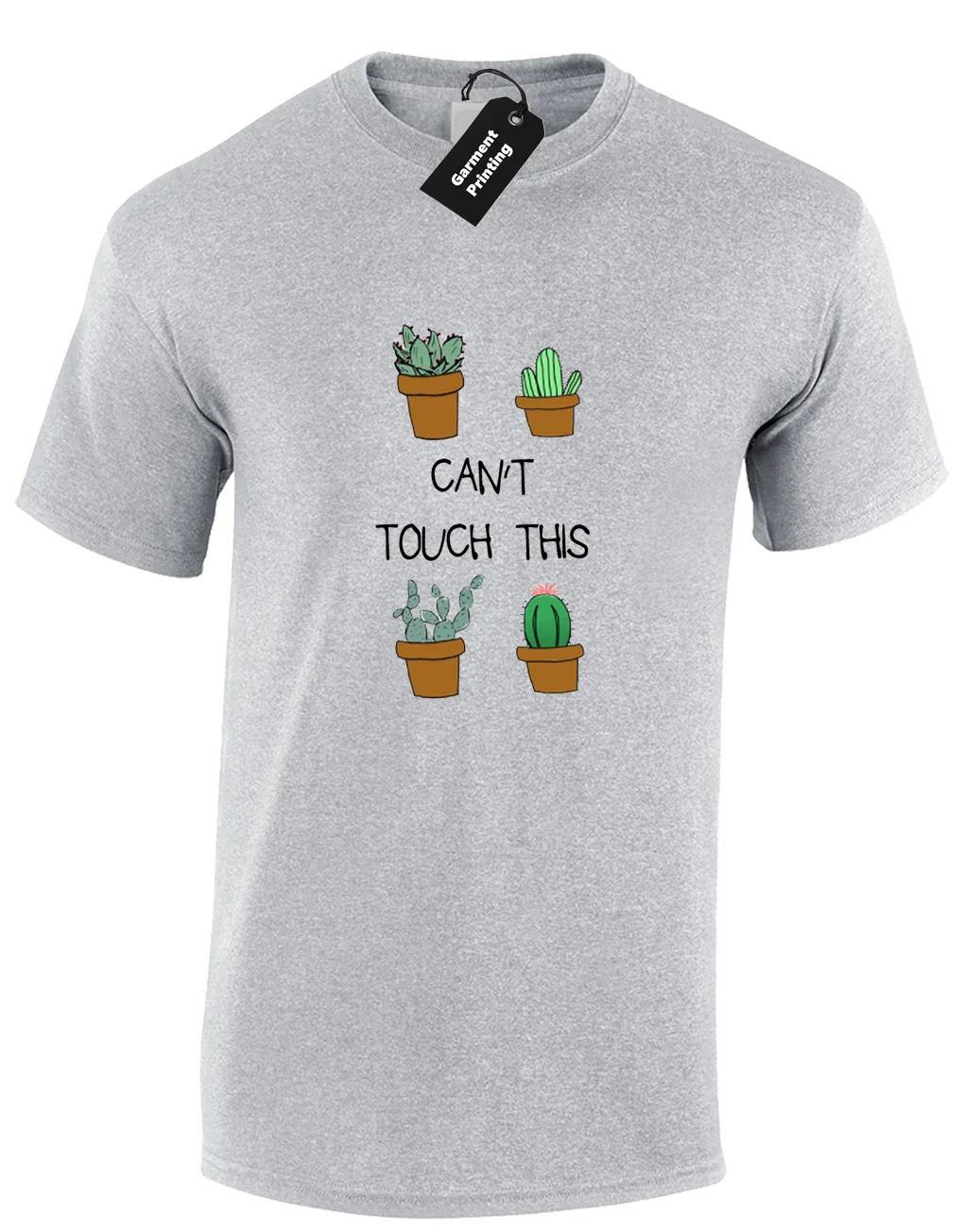 CAN'T TOUCH THIS CACTUS Мужская футболка Забавный милый модный дизайн подарок (цвет) 100%