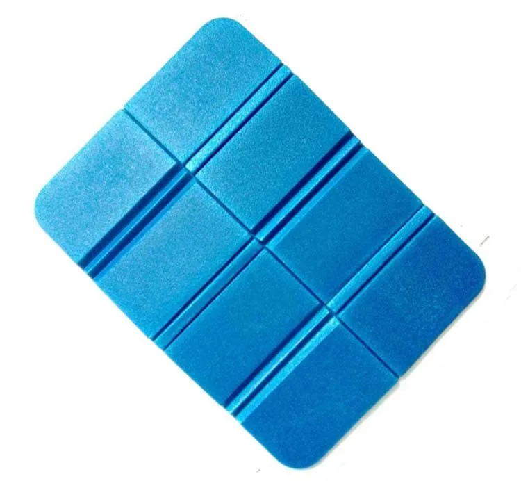 Мягкая Водонепроницаемая двойная походная переносная подушка для пикника, подушка для сиденья, уличная Складная Походная влагостойкая Подушка, наматрасник - Color: Blue