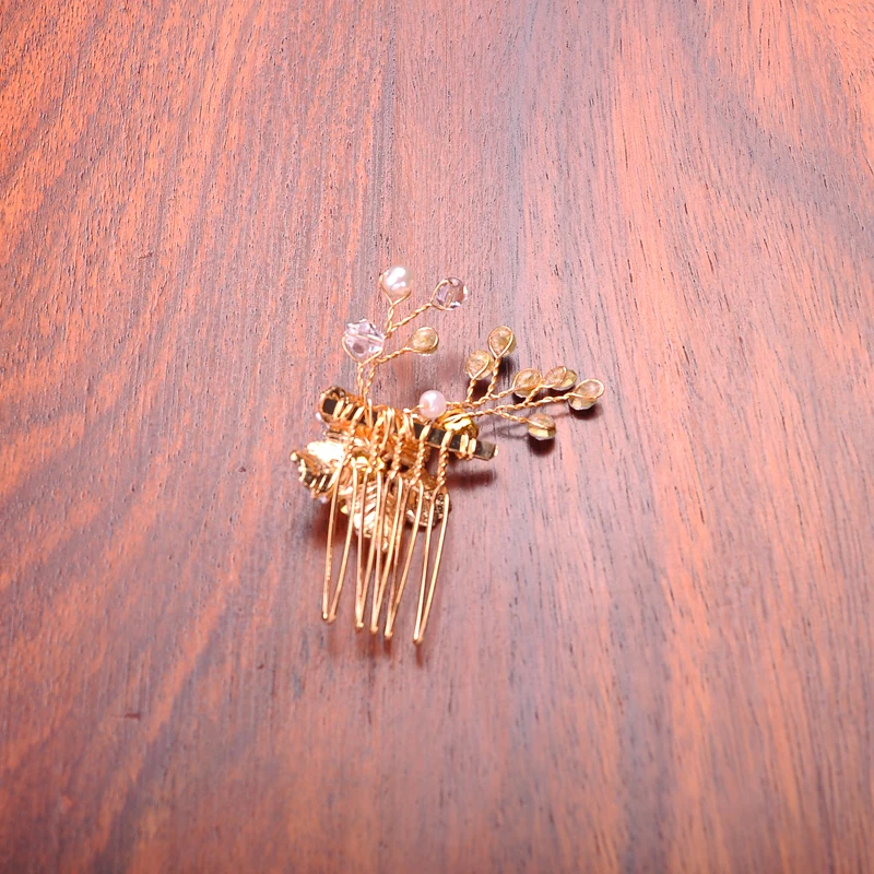 Gold Color Hair Comb 6