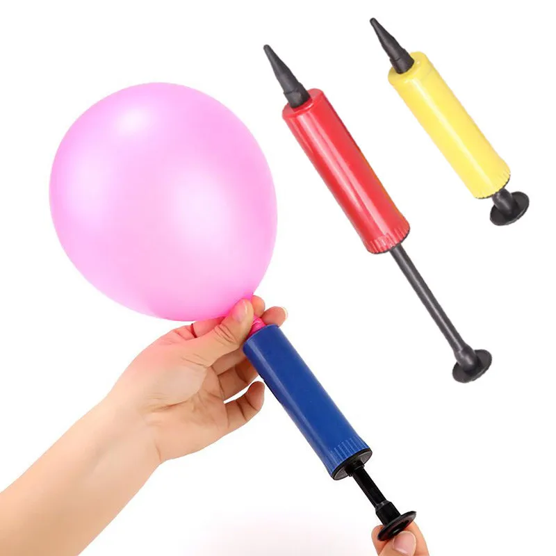 

Mini Plastic Hand Held Party Balloon Inflator Air Pump Portable Useful Balloon Birthday Wedding Party DecorationTools