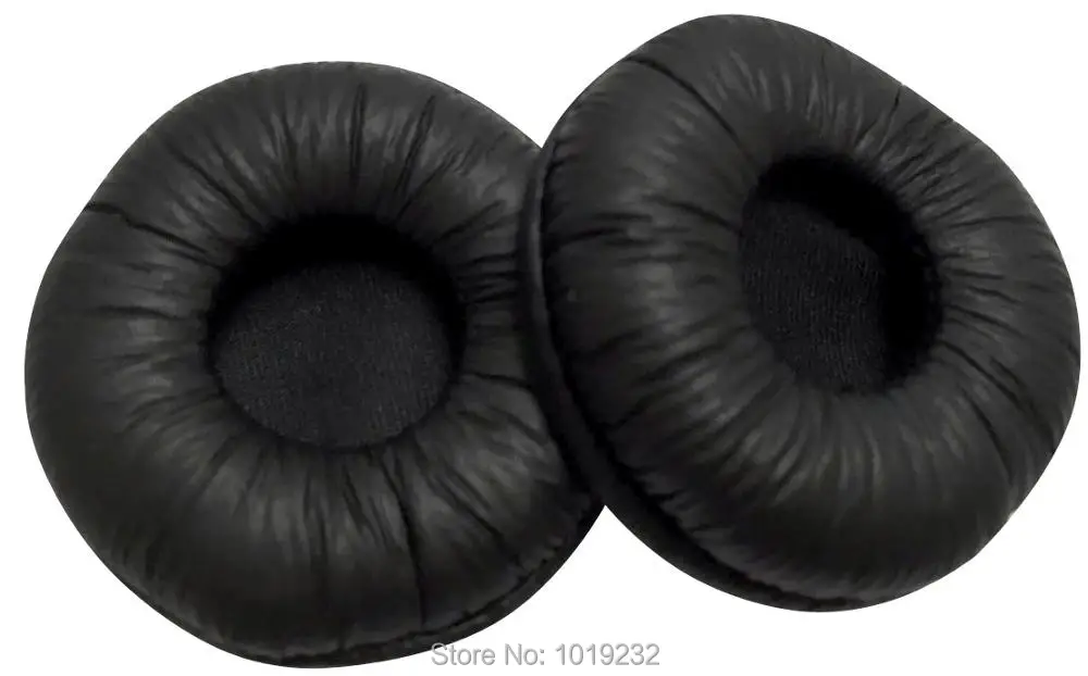 Free Shipping 4PCS=2 Parirs 50mm Replacement soft leather foam Ear Cushion Leatherette ear pads parts for Headphone Headset | Электроника
