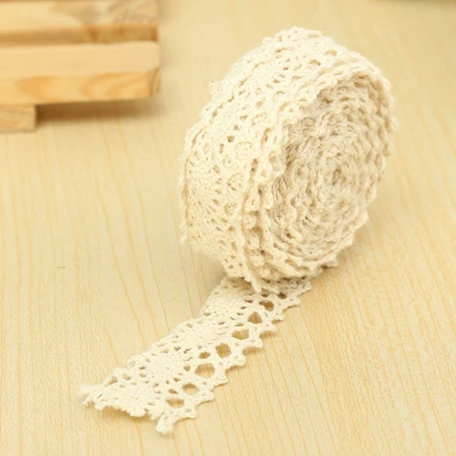 

3 Yards Durable Vintage Bridal Wedding DIY Craft Crochet Ribbon Hollow Lace Trim