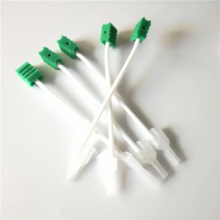 

Disposable medical device sputum suction sponge swab sponge toothbrush ICU patient oral clean mouth care swab sponge swab 30pcs