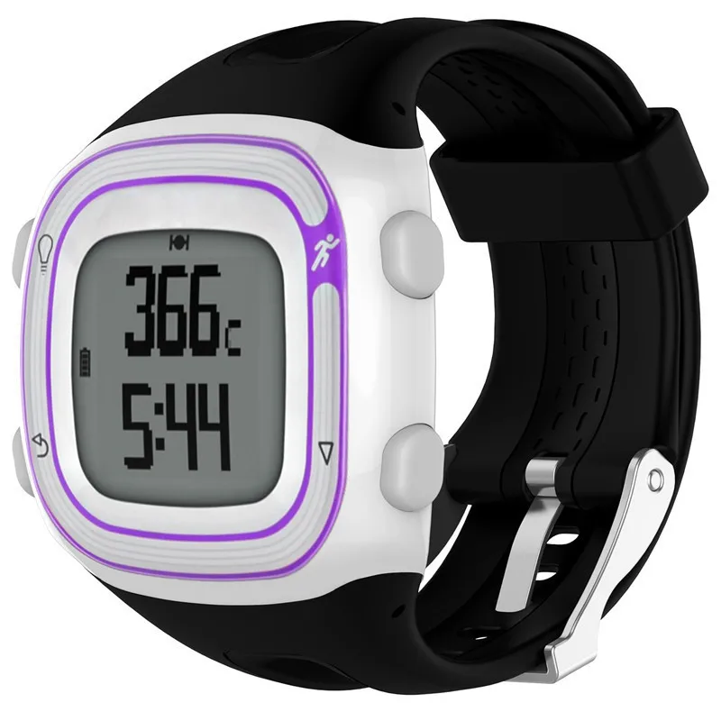 22 см 25 см силиконовый спортивный браслет ремешок для Garmin Forerunner 10 15 gps Smartwatch сменный ремешок подходит для мужчин и женщин