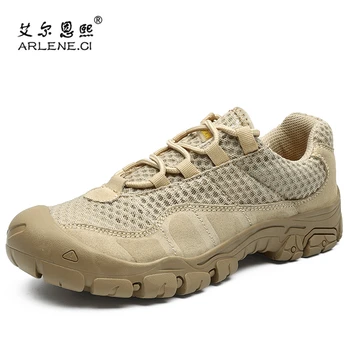 

Men Outdoor Hiking Shoes Military Combat Training Tactical Army Boots Climbing Hunting Shoes Desert Breathable Non-slip Shoes
