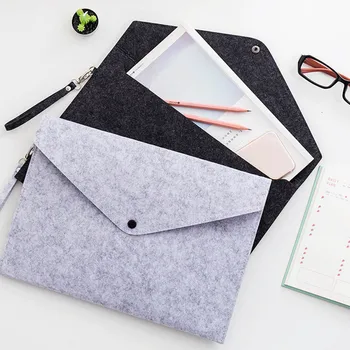 

Multi-Functional Portable Felt Holder Envelope Office Briefcase Document Bag Paper Case A4 FoldersTravel Outdoor Storage