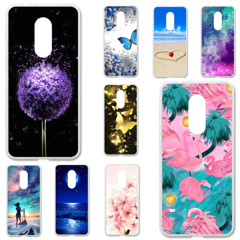 

TPU Cases For Vodafone Smart N9 Case Silicone Floral Painted Bumper For Vodafone Smart VDF720 5.5 inch Phone Cover Soft Fundas