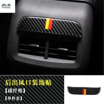 

1pc for 2016-2018 Chevrolet Chevy Equinox carbon fiber ABS car stickers Rear air conditioning outlet decoration cover