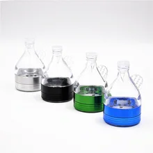 Алюминий металлическая воронка измельчители 4 Запчасти 4 цвета Табак Дробилка для трав и специй ручная Хлопушка раскатной валик для испаритель ручной травосборники