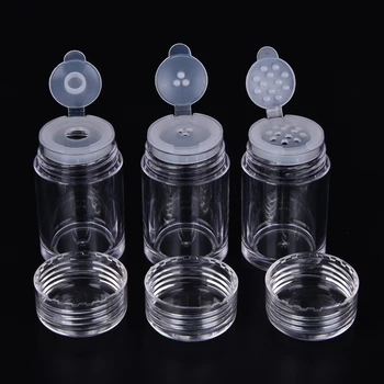 

10ml Nail powder bottle with sifter colver Nail glitter powder container loose powder jar with 1/3/12 holes