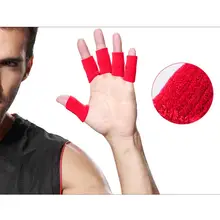 10 шт. спортивный ластик для баскетбола высокая эластичность движение Пальчиковый колпачок прочные высокоэластичные спортивные гриф унисекс