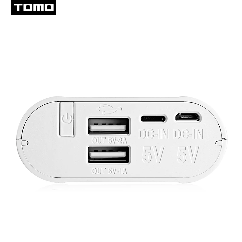 TOMO 3x18650 литий-ионный USB интеллектуальное зарядное устройство портативный lcd Мобильный Внешний Аккумулятор Чехол с двумя выходами умная зарядка