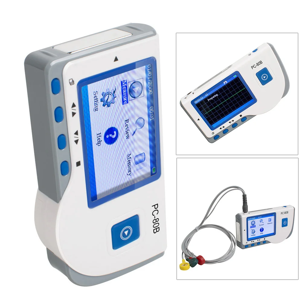 

CE Approved PC-80B Handheld Color Screen ECG EKG Portable Heart Monitor