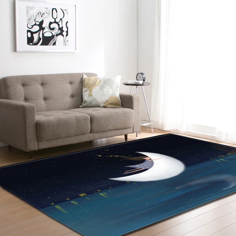 

147*203cm Modern style Carpet for Living Room Coffee Table Room kids room Bedroom Mat Non-slip Floor Rug soft Home Decor