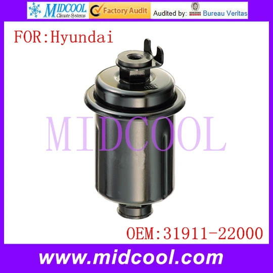 New Auto Fuel Filter use OE NO. 31911 22000 for Hyundai Accentfilter