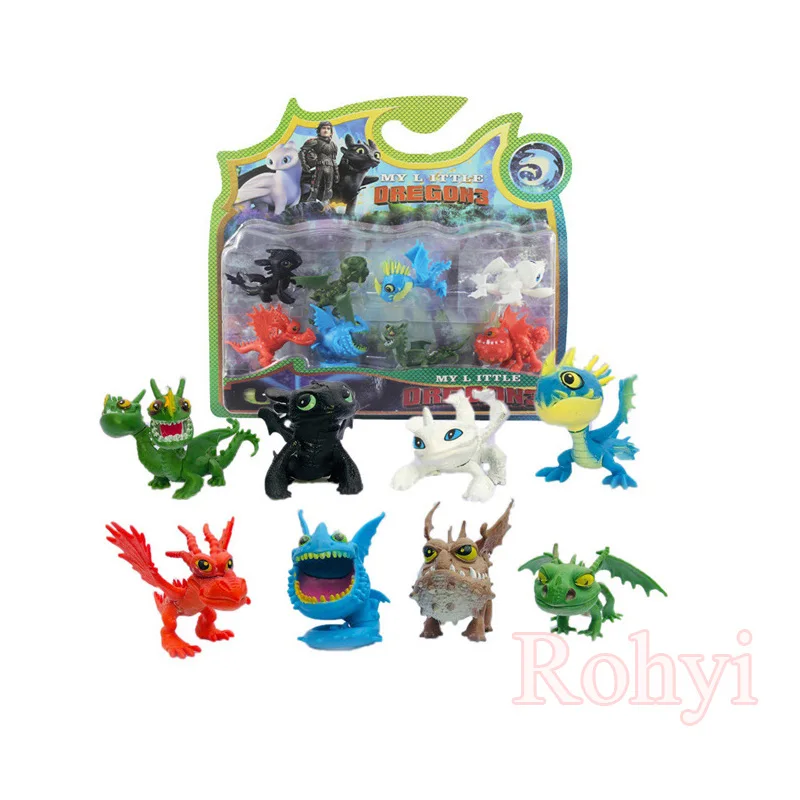 

Anime Figure How to Train Your Dragon 3 Night Fury Toothless Dragon PVC Action Figures Christmas Gifts