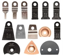 14 pcs Oscillating multi tool Saw Blades Accessories for Rigid AEG worx Multimaster power tool,HSS segment blade,metal cutting