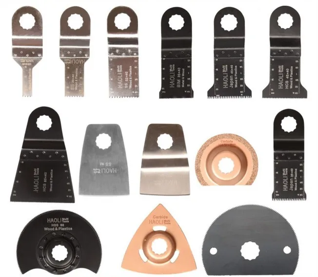 

14 pcs Oscillating multi tool Saw Blades Accessories for Rigid AEG worx Multimaster power tool,HSS segment blade,metal cutting