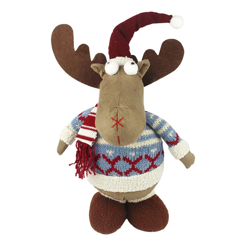 Большой размер, Рождественский лось, в отличие от оленя, выдвижные игрушки, рождественские фигурки, рождественский подарок для детей, для дома, рождественские декорации. 8 - Цвет: 36293