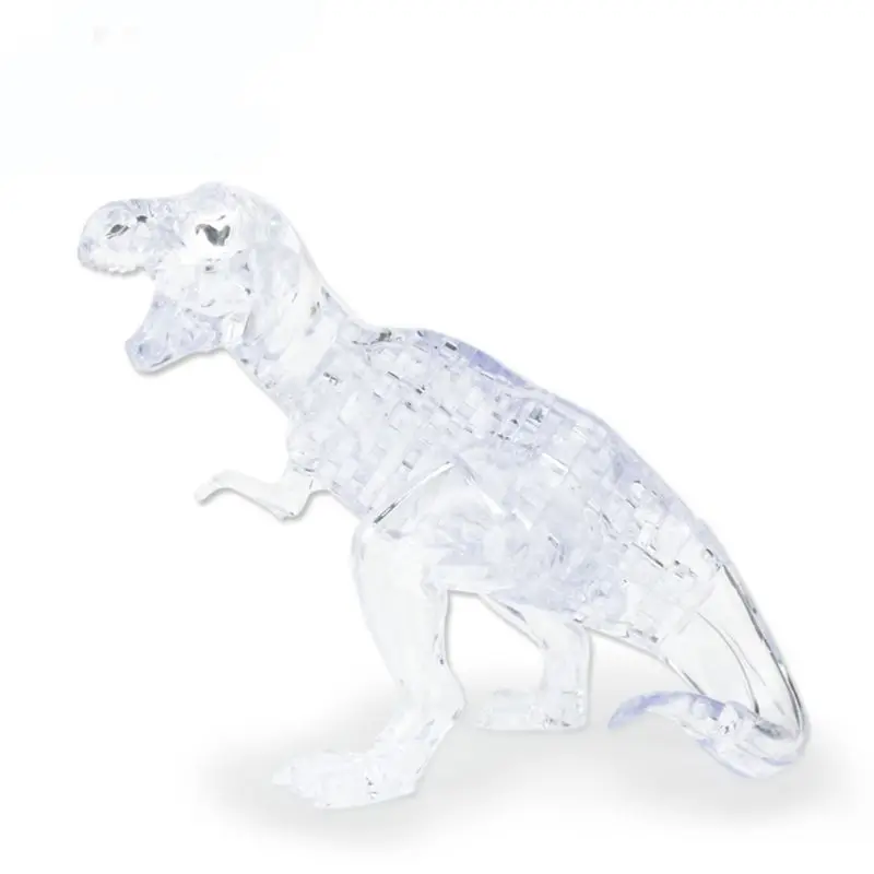 50 шт./компл. 3D Кристалл Головоломка динозавр модель-пазл строительство DIY игра Дети Развивающие игрушки подарки