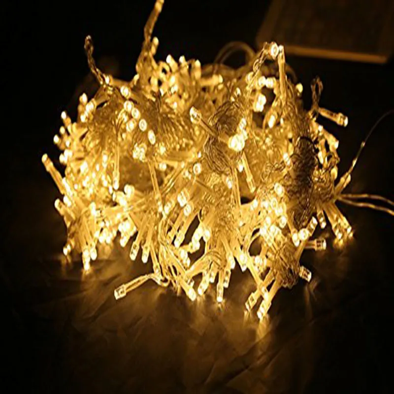 100ft/30m Warm White 300 LED Outdoor & Indoor Battery Fairy Lights