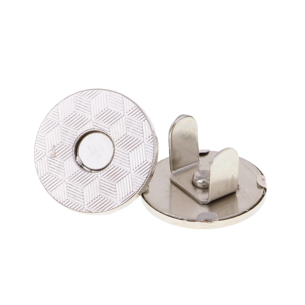 10 Sets 14mm/18mm Magnetic Snap Fasteners Clasps Magnet Buttons for Handbag Purse Wallet Garment Accessories