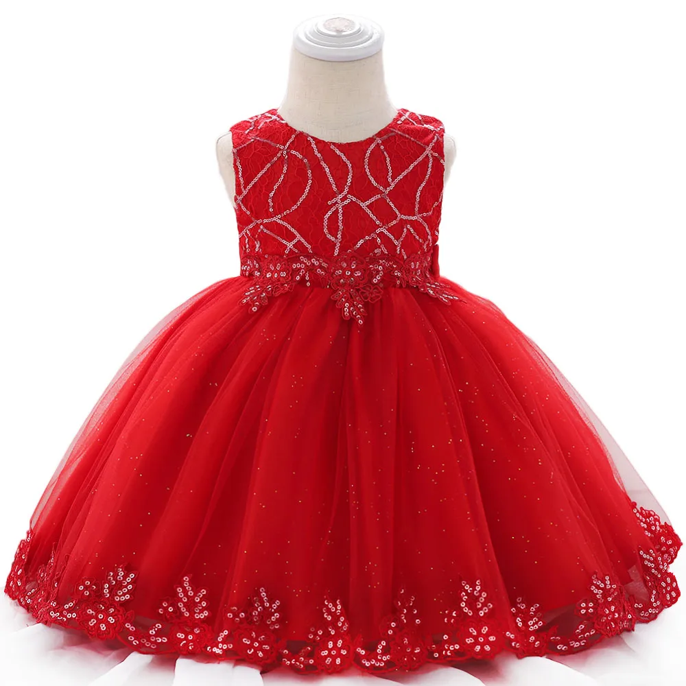 

Baby Girls Dresses Party and Wedding Dress 2019 Summer Infant 1 Year Birthday Dress Christening Dress For Baby Girls Clothes