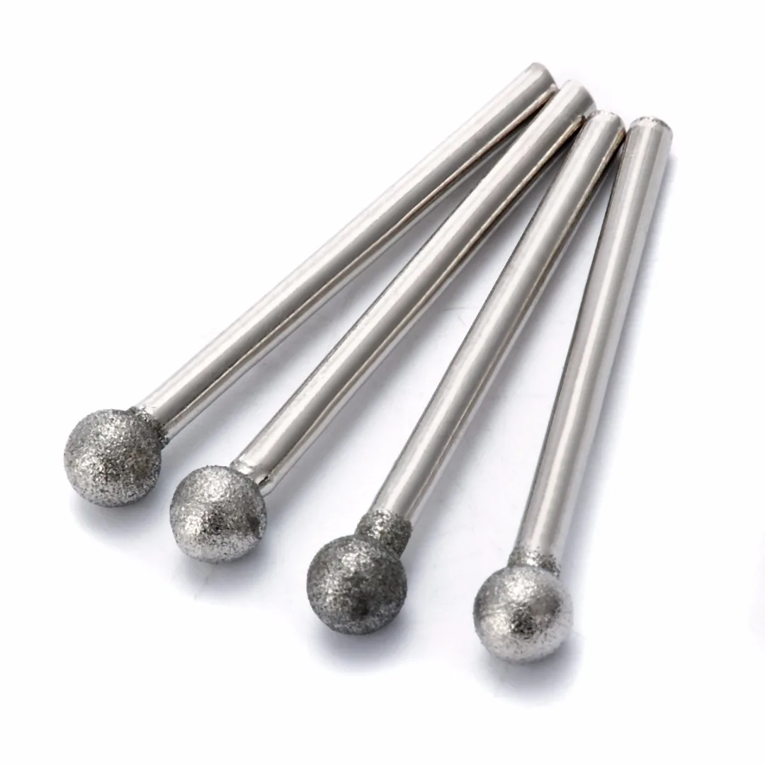 20Pcs Diamond Drill Bit 3mm Shank Diamond Grinding Heads High Strength Mini Drill Burrs Bit Set for Rotary Tool Mayitr