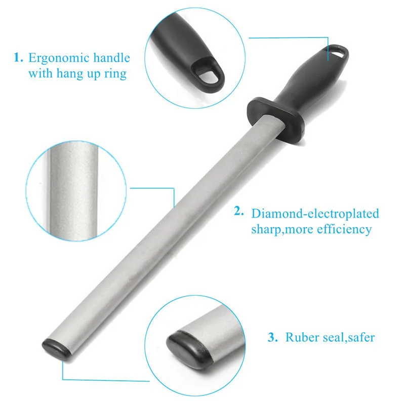 Kopen Diamant Messenslijper Professionele Chef Slijpstenen Stalen Mes Grinder Home Chopper Slijpers Keuken Gereedschap