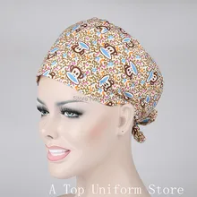 Juego médico Hospital Gorro Quirúrgico Médico Friega Tapas para Las Mujeres Médicos Y una Enfermera, restaurante, cocina de Trabajo 100% Algodón B188