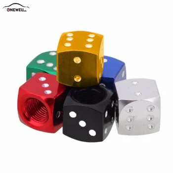 

6 Color Bicycle Car Wheel Bottle Cap Hexagonal Air Stems Cover Ventile Tire Dust Cover Rims Scorpion Valve Cap Car Wheel