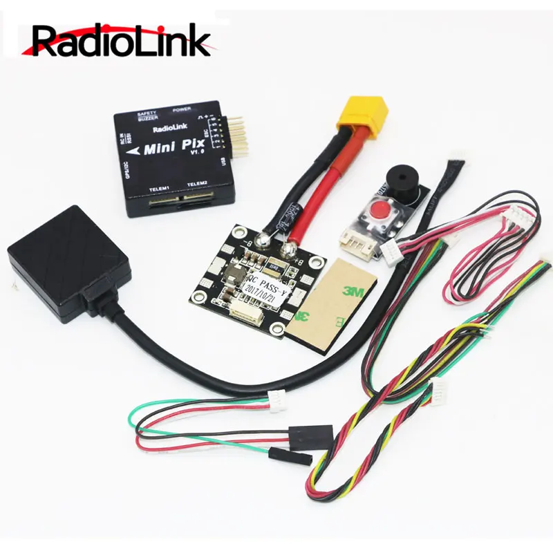 

Radiolink Mini PIX and Mini M8N GPS Flight Control Vibration Damping by Software Atitude Hold for RC Drone car boat